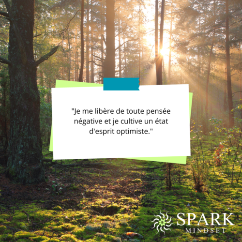 Les affirmations positives de l'application Spark Mindset pour une meilleur santé et comprendre les bienfaits sur la santé mentale.